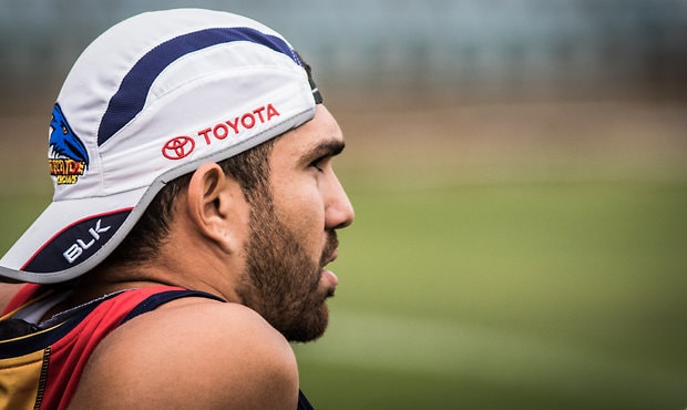 Curtly Hampton watches on during training. Picture: afc.com.au - ${keywords}